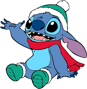 Стич И Новый Год Стикеры, HD Png Download PNG