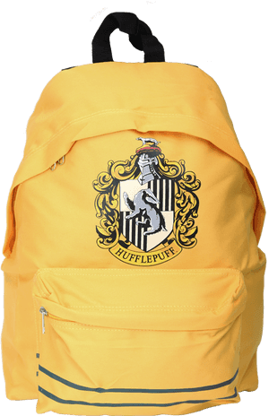 Head Back To School In Style With This Hufflepuff Backpack - Hufflepuff Backpack Png, Transparent Png PNG image with transparent background