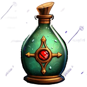 Healing Potion Bottle Png Gah85 PNG Image