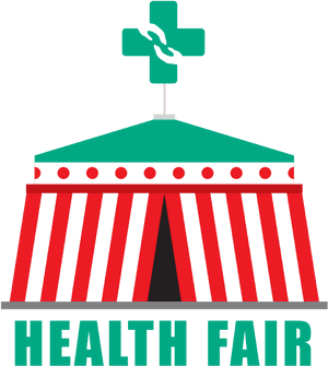 Health Fair Tent Illustration PNG image with transparent background