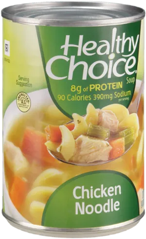 Healthy Choice Chicken Noodle Soup Can PNG Image