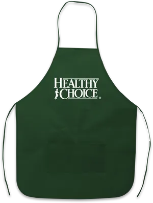 Healthy Choice Green Apron PNG Image