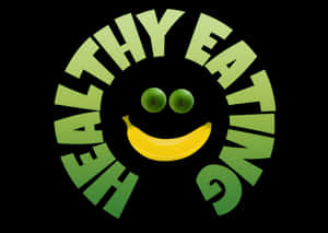 Healthy Eating Smile Graphic PNG image with transparent background