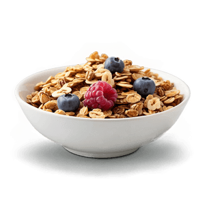 Healthy Granola Bowl PNG noh PNG image with transparent background