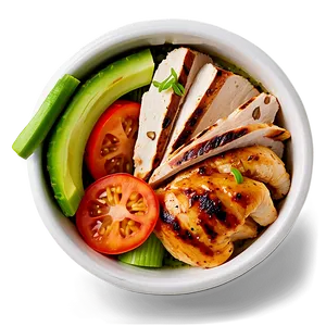 Healthy Grilled Chicken Bowl Png Uow PNG Image