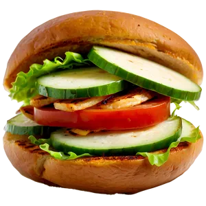 Healthy Grilled Chicken Sandwich Png Xql65 PNG Image