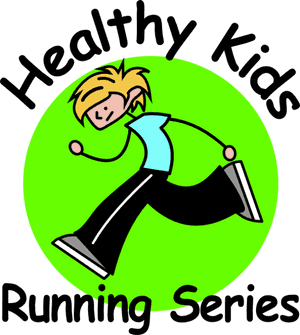 Healthy Kids Running Series Logo PNG with transparent background