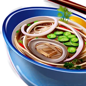 Heaping Bowl Of Pho Png Oxr PNG Image