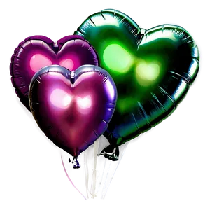 Heart Balloon Bouquet Png 3 PNG Image