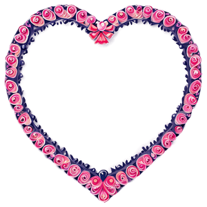 Heart Clipart for Wedding PNG dtf PNG image with transparent background