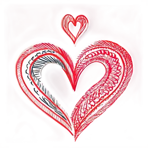 Heart Doodle Clipart Png Jww27 PNG Image