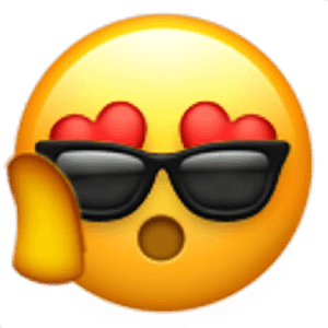 Heart Expression Emoji PNG HD PNG image with transparent background