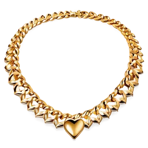 Heart Gold Necklace Png 57 PNG Image