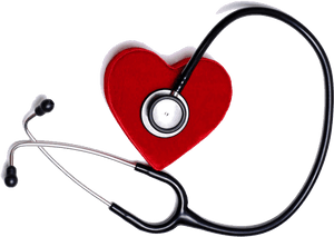 Heart Health Stethoscope PNG