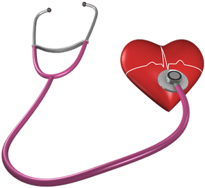 Heart, Shape, Stethoscope, Health Care, Heart Shape - Free Clip Art Health Screening, HD Png Download PNG