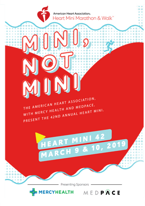 Heart Mini Marathon Event Poster2019 PNG image with transparent background