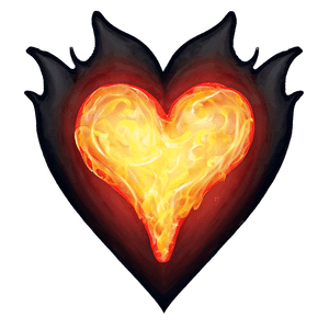 Heart on Fire Emoji PNG xyt91 PNG image with transparent background