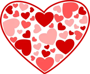 Heart Pattern Love Graphic PNG Image