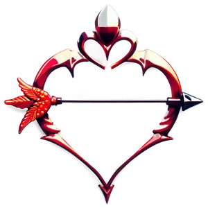 Heart Piercing Cupid Arrow Png 79 PNG Image