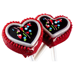 Heart-Shaped Cake Pops PNG mnn PNG with transparent background