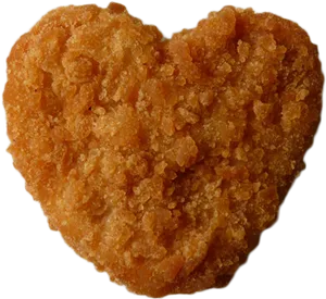 Heart Shaped Chicken Nugget PNG Image