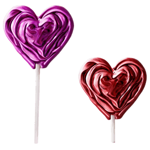Heart-Shaped Lollipop PNG 05252024 PNG