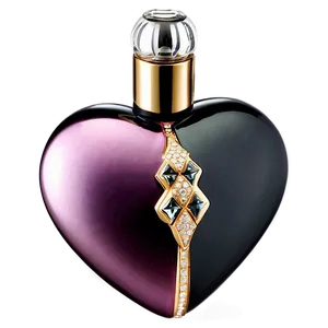 Heart Shaped Perfume Bottle Png 06212024 PNG Image