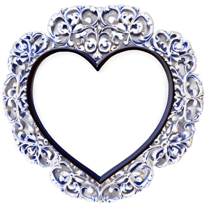 Heart Shaped Picture Frame PNG cbe13 PNG