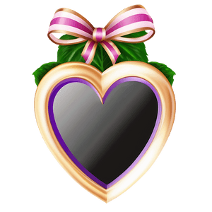Heart Shaped Picture Frame PNG ibp42 PNG