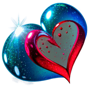 Heart Sparkle Effect PNG 06122024 PNG image with transparent background
