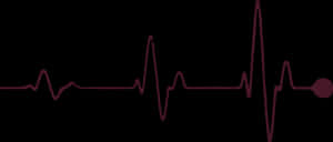 Heartbeat E K G Line Art PNG image with transparent background