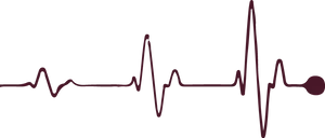 Heartbeat E K G Line Art PNG Image