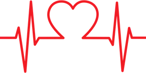 Heartbeat Electrocardiogram Graphic PNG Image