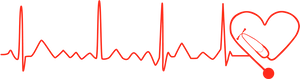 Heartbeat Electrocardiogram Love Illustration PNG Image