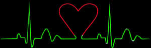 Heartbeat Love Electrocardiogram PNG image with transparent background