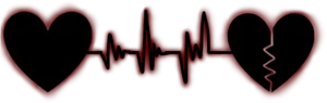 Heartbeat Loveand Breakup PNG Image