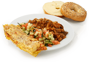 Ultimate Jewish Omelette - Mushroom And Pepper Omelette, HD Png Download PNG with transparent background