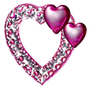 Heavenly Pink Hearts Png Tgy94 PNG Image