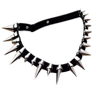 Heavy Metal Spiked Choker Png Thv PNG Image