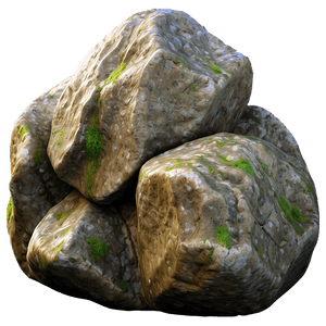Heavy Rock Boulders PNG jsn4 PNG with transparent background