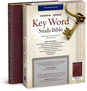 Hebrew Greek Key Word Study Bible PNG with transparent background