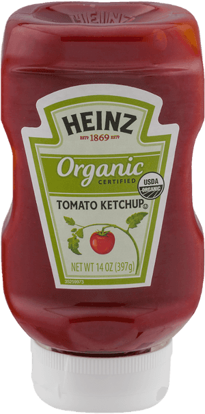 Heinz Organic Ketchup 14 Oz, HD Png Download PNG with transparent background