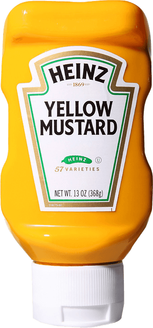Heinz Yellow Mustard Sauce, HD Png Download PNG image with transparent background