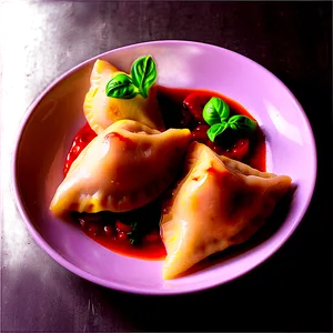 Heirloom Tomato Pierogi Png Pbo67 PNG Image