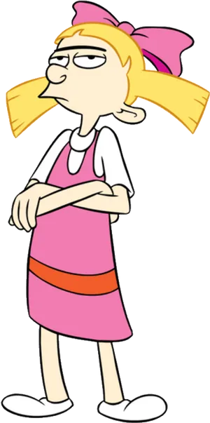 Helga Pataki Hey Arnold Character PNG Image