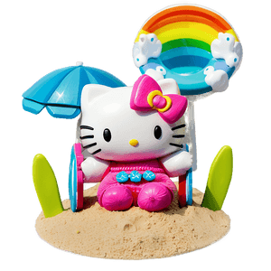 Hello Kitty Beach PNG umf72 PNG image with transparent background