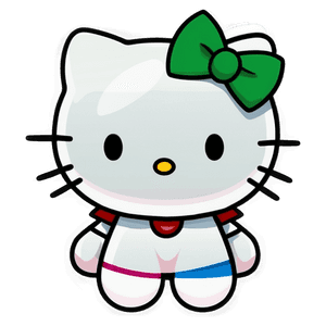 Hello kitty c PNG with transparent background
