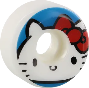 Hello Kitty Drawer Knob Design PNG Image