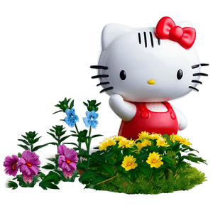 Hello Kitty Garden PNG hkf PNG image with transparent background