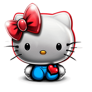 Hello Kitty Love PNG fpp PNG image with transparent background